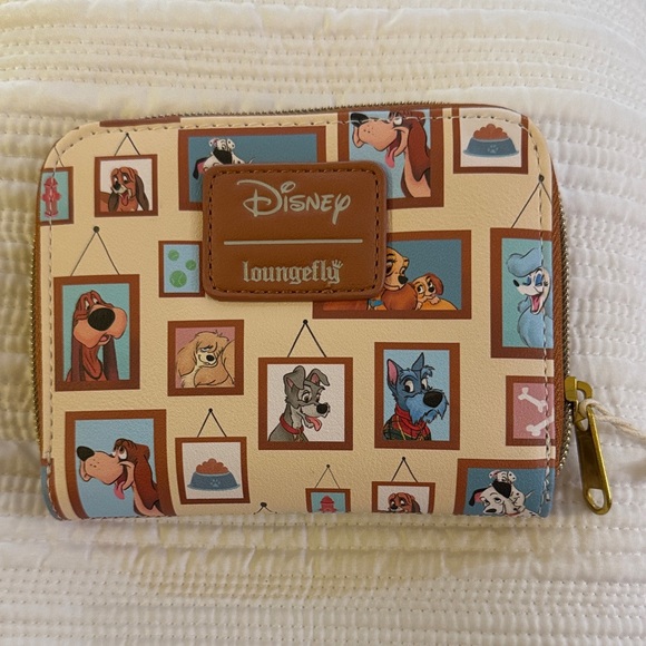 Loungefly Handbags - Loungefly x Disney Cream 'The Pack' Zip Wallet